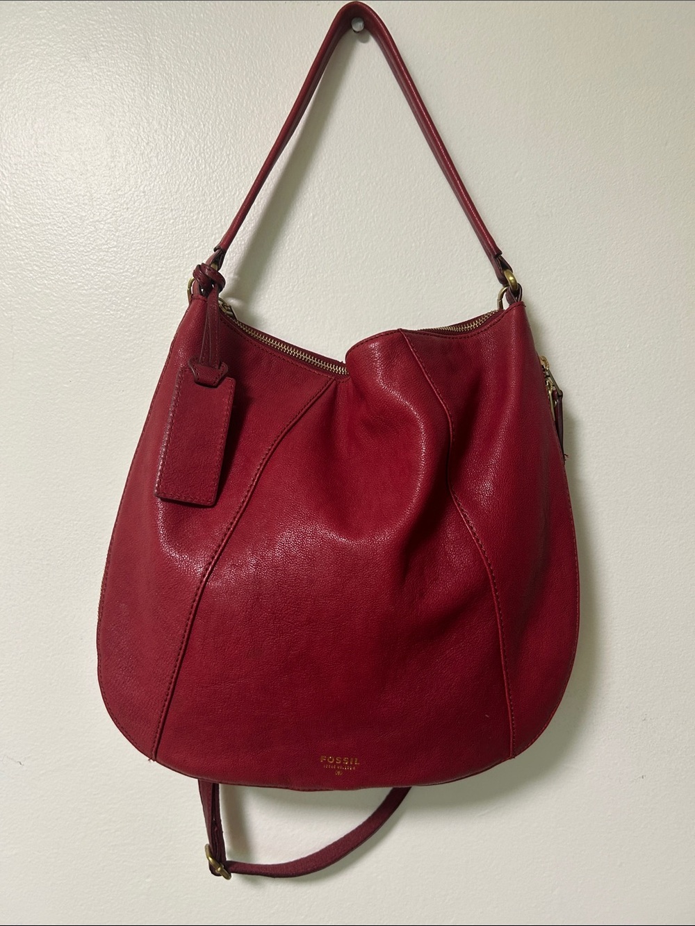 Fossil Convertible Hobo Bag